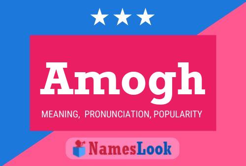 Amogh Name Poster