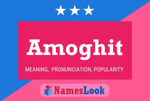 Amoghit Name Poster