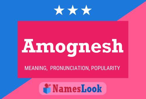 Amognesh Name Poster