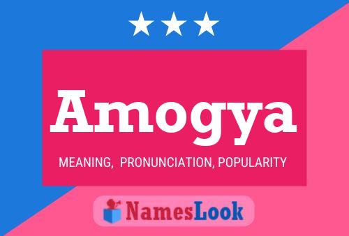 Amogya Name Poster