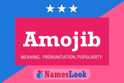 Amojib Name Poster