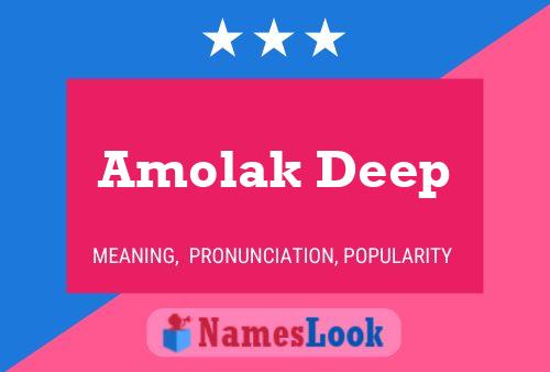 Amolak Deep Name Poster