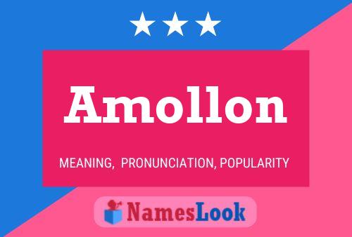 Amollon Name Poster