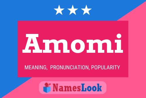 Amomi Name Poster