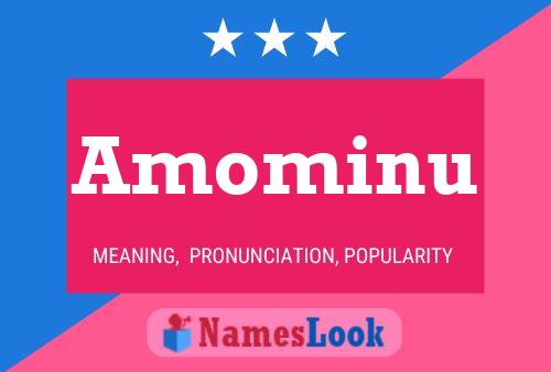 Amominu Name Poster