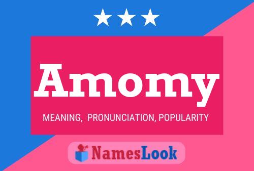 Amomy Name Poster