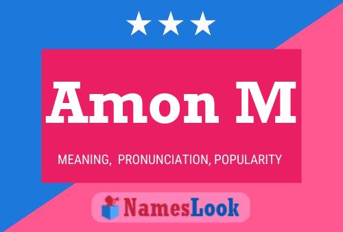 Amon M Name Poster