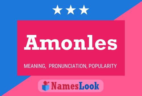 Amonles Name Poster