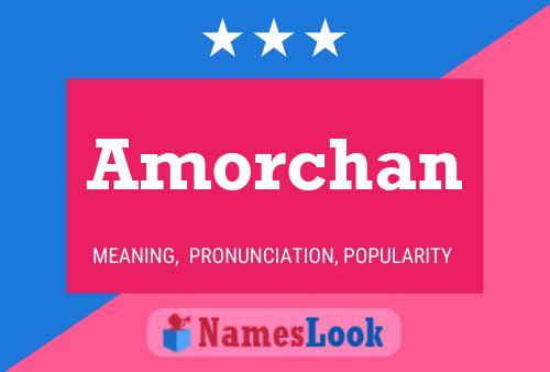 Amorchan Name Poster