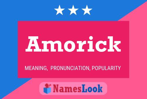 Amorick Name Poster