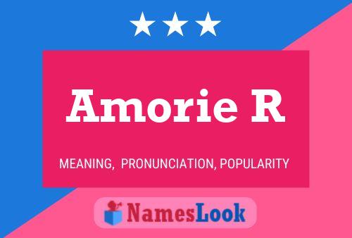 Amorie R Name Poster