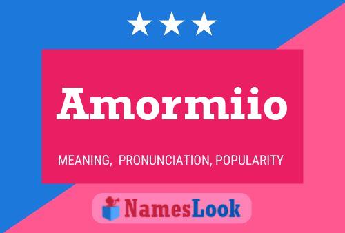 Amormiio Name Poster