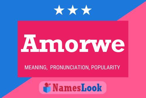 Amorwe Name Poster