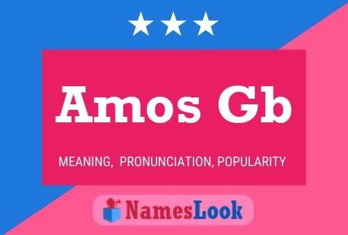 Amos Gb Name Poster