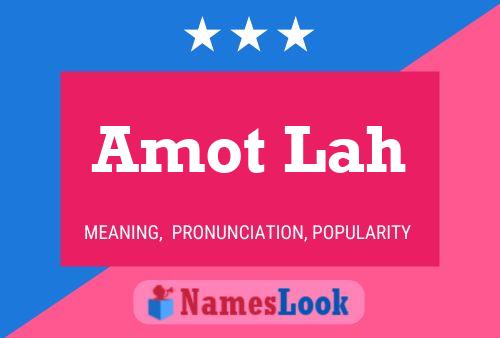 Amot Lah Name Poster