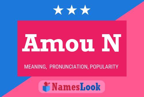 Amou N Name Poster