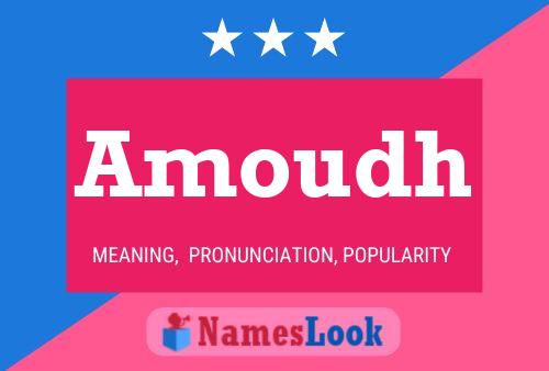 Amoudh Name Poster