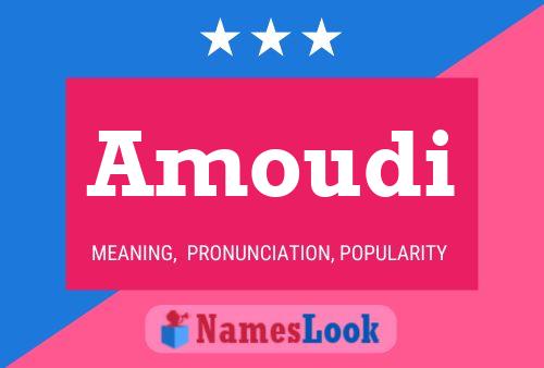 Amoudi Name Poster