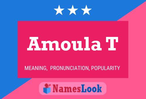 Amoula T Name Poster