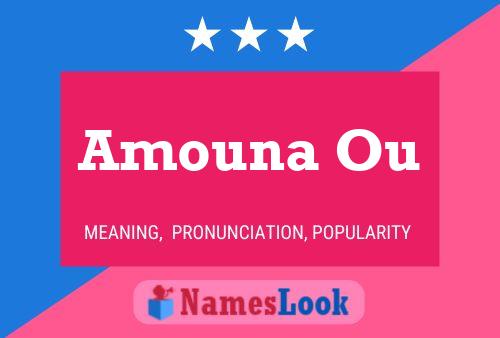 Amouna Ou Name Poster