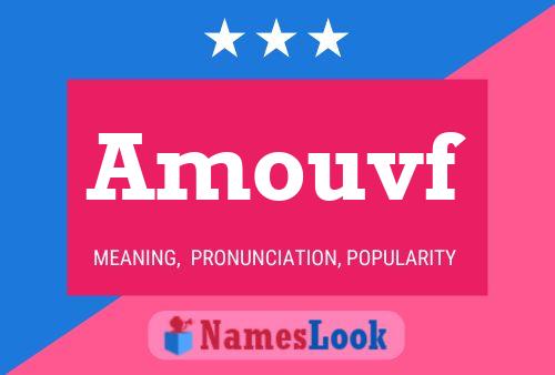 Amouvf Name Poster