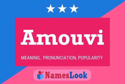 Amouvi Name Poster