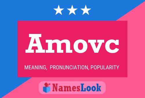 Amovc Name Poster