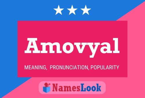 Amovyal Name Poster