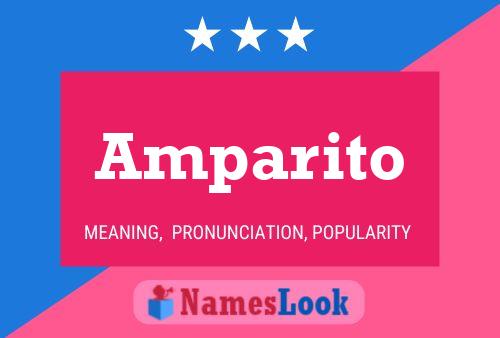 Amparito Name Poster