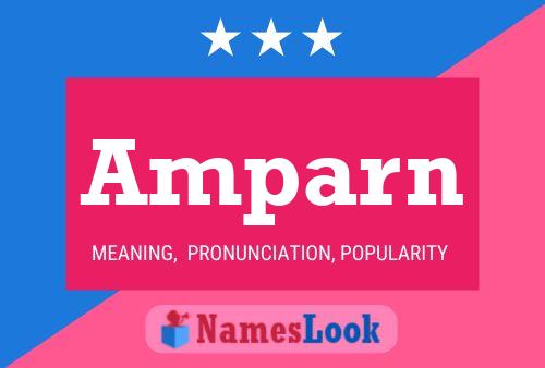 Amparn Name Poster