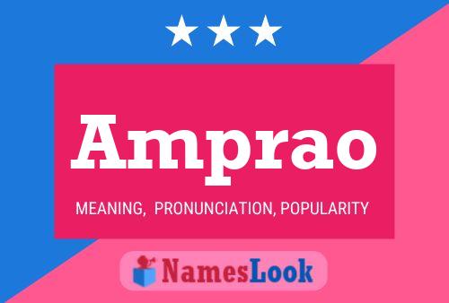 Amprao Name Poster