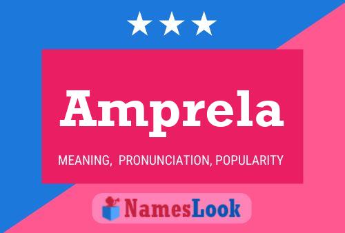 Amprela Name Poster