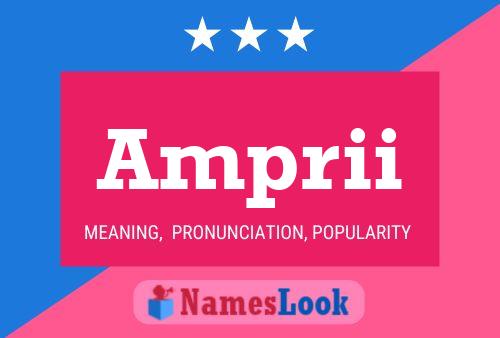 Amprii Name Poster