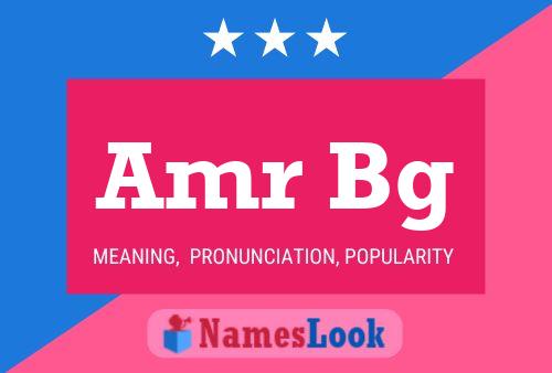 Amr Bg Name Poster