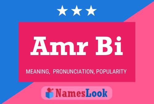 Amr Bi Name Poster