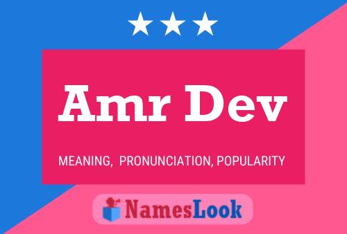 Amr Dev Name Poster