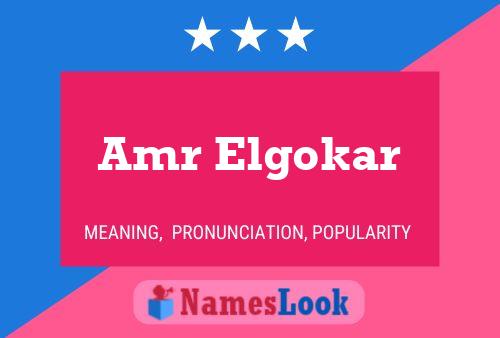 Amr Elgokar Name Poster