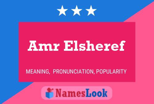 Amr Elsheref Name Poster