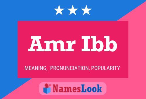 Amr Ibb Name Poster