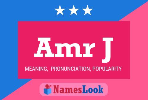 Amr J Name Poster