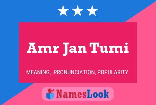 Amr Jan Tumi Name Poster