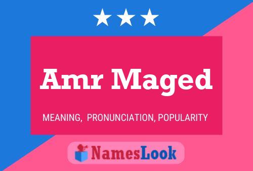 Amr Maged Name Poster