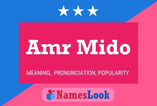 Amr Mido Name Poster