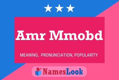 Amr Mmobd Name Poster