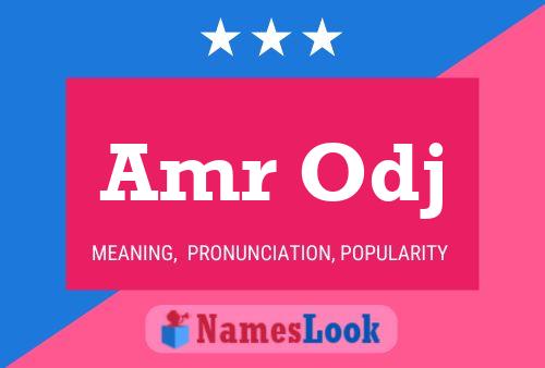 Amr Odj Name Poster