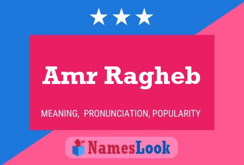 Amr Ragheb Name Poster