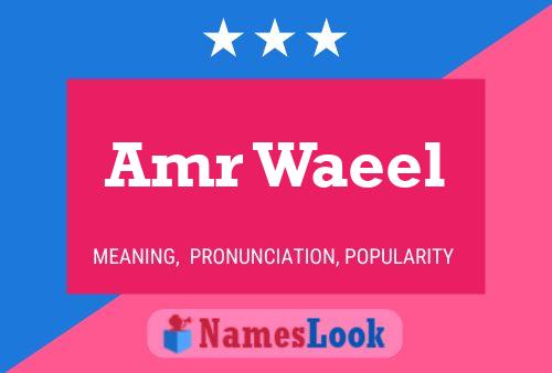 Amr Waeel Name Poster