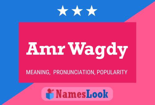 Amr Wagdy Name Poster