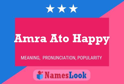 Amra Ato Happy Name Poster