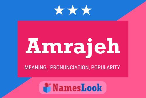 Amrajeh Name Poster